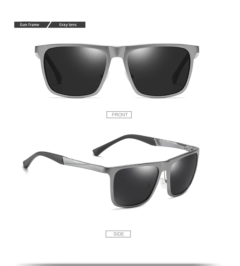 AOFLY алюминиево магниевые поляризованные солнцезащитные очки мужские,, модные, квадратные, для очки для вождения рыбалки, зеркальные, солнцезащитные очки, мужские, UV400