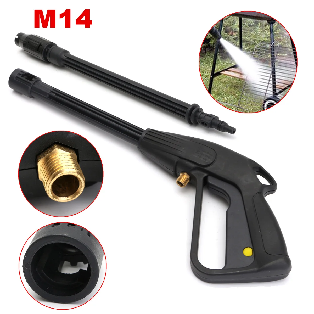 Adjustable High Pressure Washer Spray Water Gun Lance Hose Long Nozzle Adjustable High Pressure Washer Spray Water Gun Lance Hose Long Nozzle