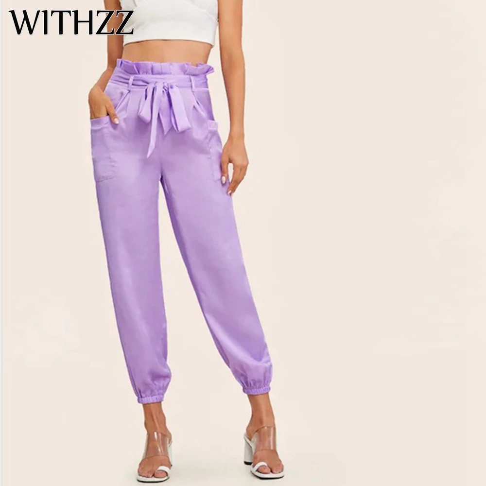 Женские брюки с завышенной талией и шаровары | Женская одежда
