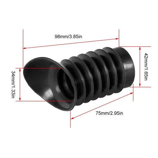 Scope Ocular Rubber Lens Cover Eye Cup Eyepiece Protector for Outdoor Hunting 
