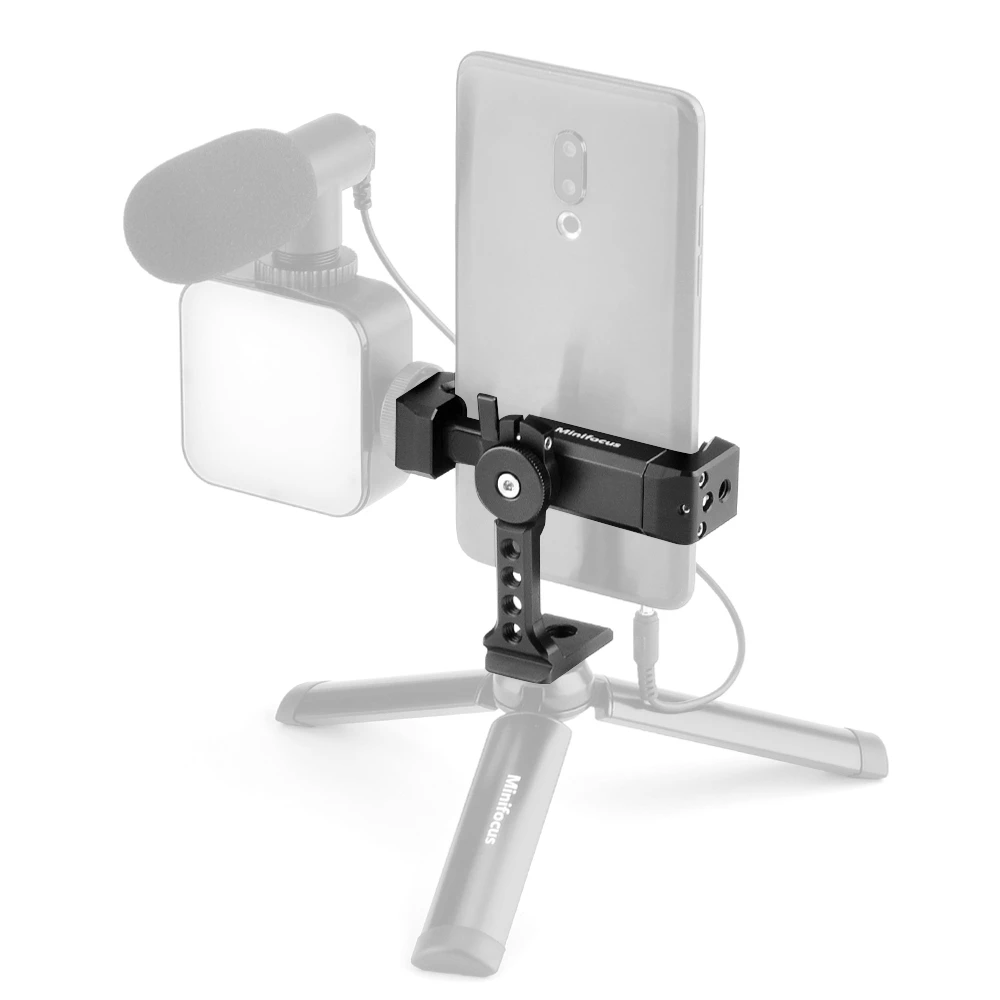Metal SmartPhone Tripod Mount with Cold Shoe Arca-Style Quick