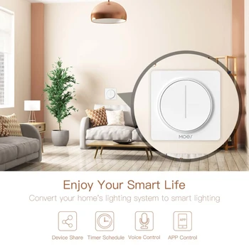 

WiFi Smart Touch Light Dimmer Switch 100-240V Smart Life/Tuya APP Remote Control Work with Alexa Google home