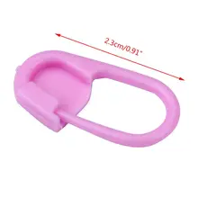 50 шт. яркие цвета пластиковые маркеры для стежков вязание крючком иглы клип M6CD