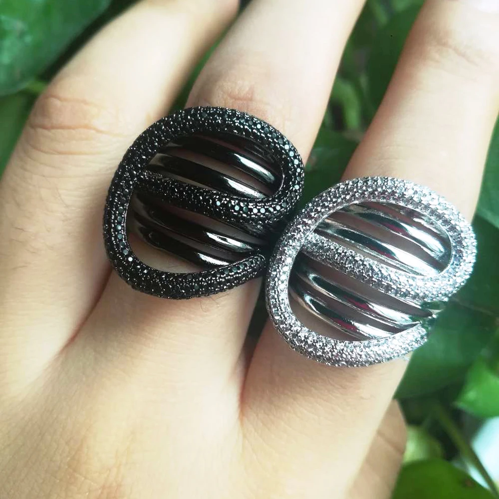 Женское кольцо SISCATHY onaco роскошное эффектное составное для помолвки свадебное в