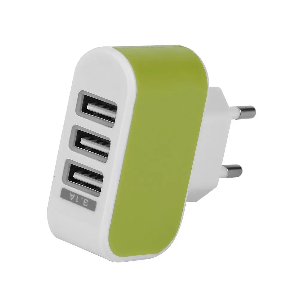 Тройное зарядное устройство с 3 портами USB для дома и путешествий, адаптер питания переменного тока 3.1A EU для IPhone 5 6 для samsung Galaxy S3 S4 S5 для LG G3 G4