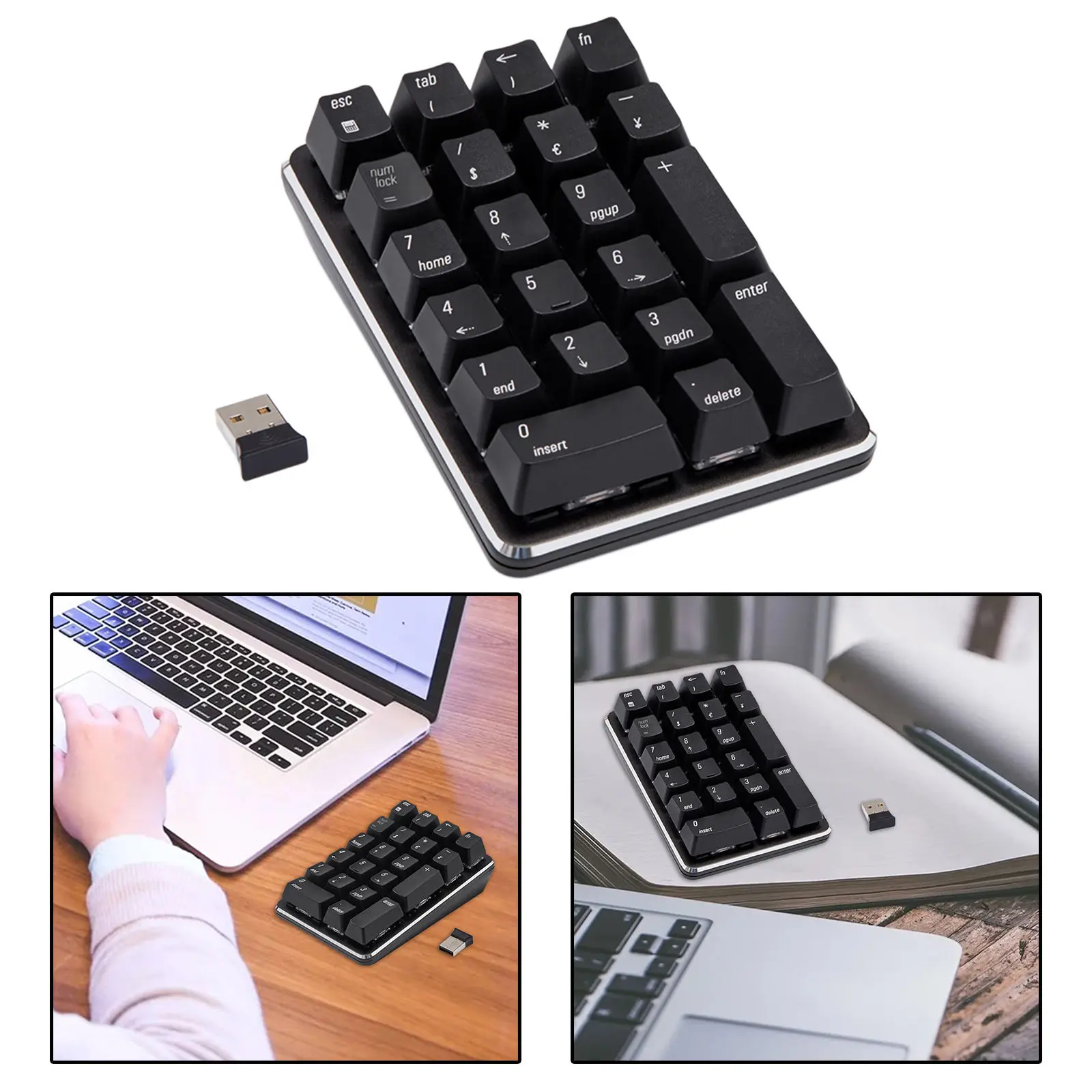 types of computer keyboard Compact, Mini, Smart 2.4G Wireless, Mechanical 21 Keys, Mini Numpad Gaming Keyboard ,for Laptop /Notebook /Tablets Black types of computer keyboard Keyboards