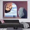 Portrait of Stephy Langui by Rene Magritte Printed on Canvas 1