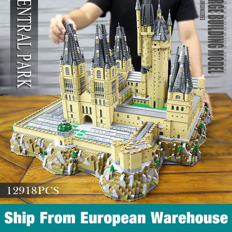 Yeshin 16060 Movie Castle Magic School of Witchcraft and Wizardry S7315 Model Building Blocks for Kid Birthday Christmas Gifts