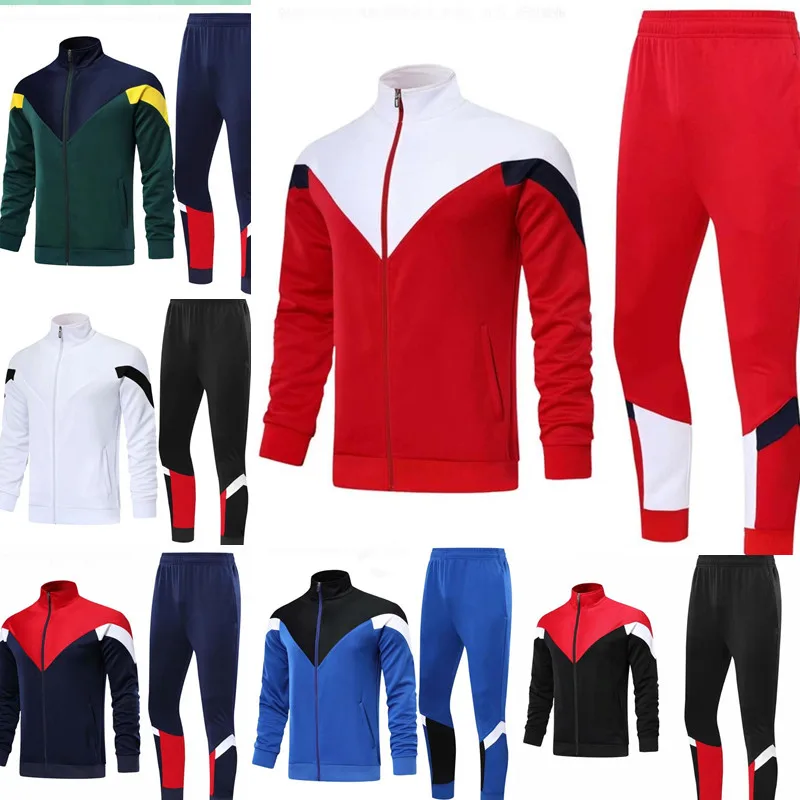 

AAA Winter Football Tracksuits 2019 Men Long Sleeve Soccer Jerseys Outdoor Running Training Suits Players Sportswear