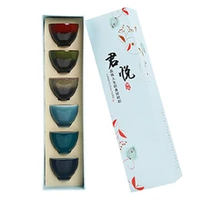 Фарфорная чашка для чая керамическая чашка 65 мл чай чаша китайский кунг-фу набор чайная посуда контейнер пуэр чашка мастер чашки Посуда для напитков подарочная коробка