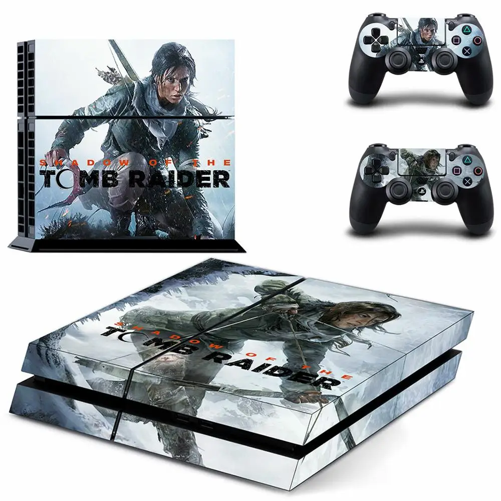 Tomb Raider PS4 Stickers Play station Skin PS Sticker Decal