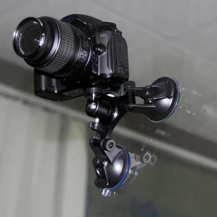Тройная присоска стабилизация Кронштейн Автомобильный держатель для DSLR GoPro Hero Osmo Action PUO88