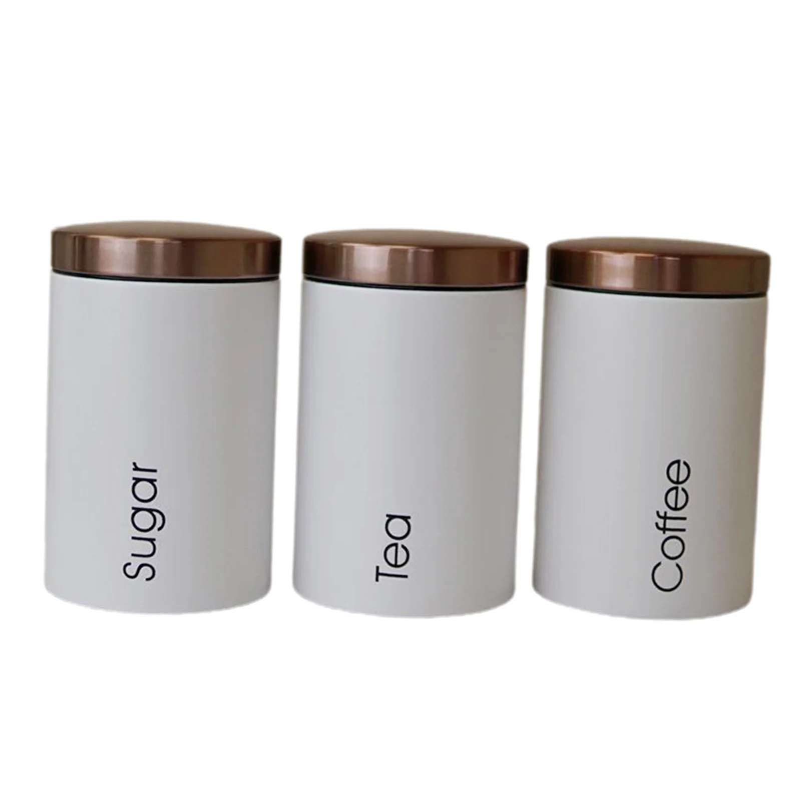 3set of Storage Bottles Metals Canisters Sets for Kitchen Tea Coffee Food Storage box Household Can