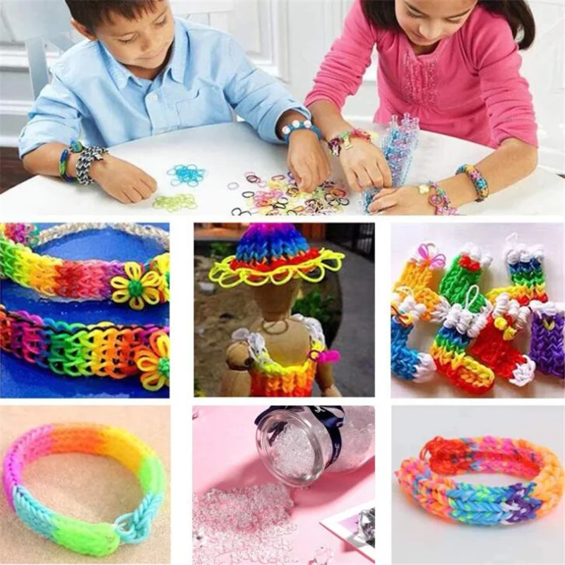 500pcs 11mm S 클립 고무 밴드 쥬얼리 걸쇠 커넥터 DIY 탄성 팔찌 키트에 대 한 설정 액세서리 재료 만들기 도매