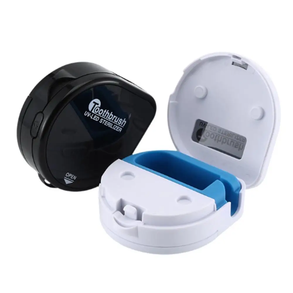 

Uv-Led Portable Toothbrush Disinfection Box Uv Toothbrush Sterilizer Plug-In Wall-Mounted Sterilized Toothbrush Box 1 Set