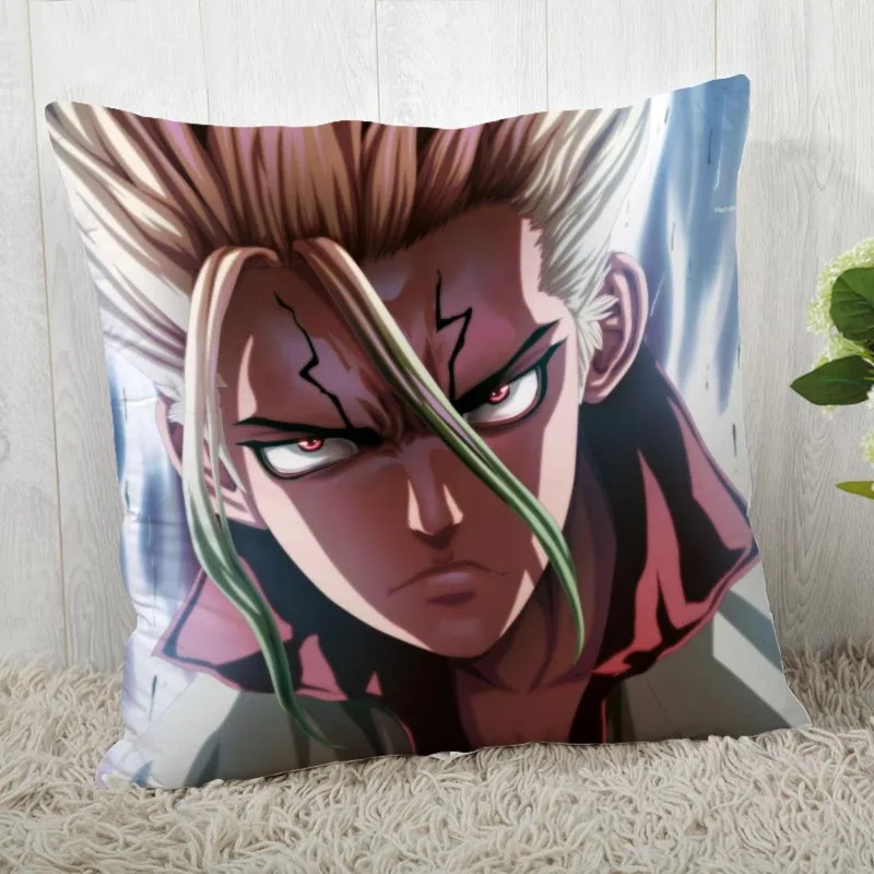 45*45 наволочка с Dr. Stone принтом для свадьбы наволочка аниме pillowcases40X40cm45X45cm - Цвет: Pillowcase 12