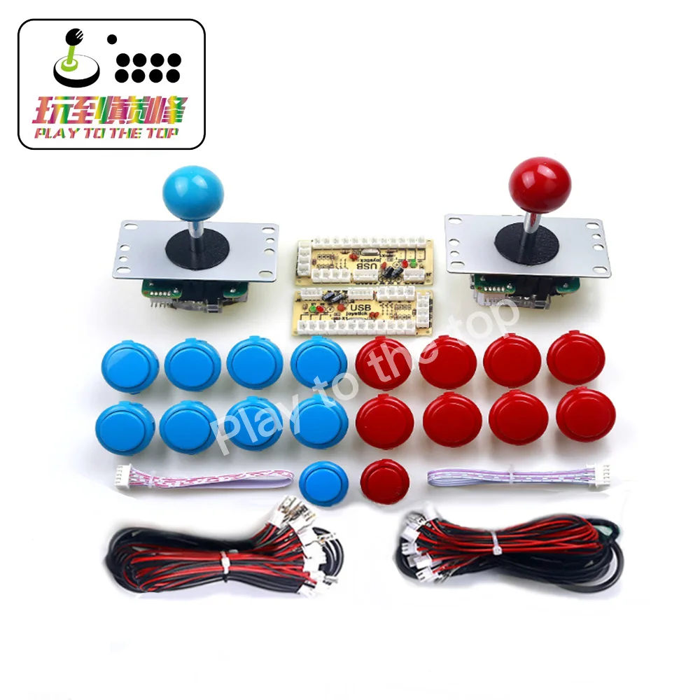 1 плеер/2 Player доска DIY Kit копия Кнопка Sanwa копия Sanwa Джойстик Зоро датчик с переходником доска