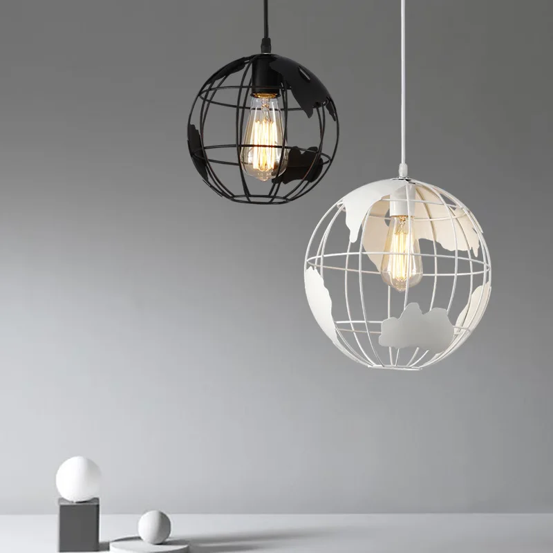 

Currently Available Wholesale Loft Modern Creative Iron Art earth yi deng Cool Retro Coffee Shop Dining Room Restaurant Chandeli