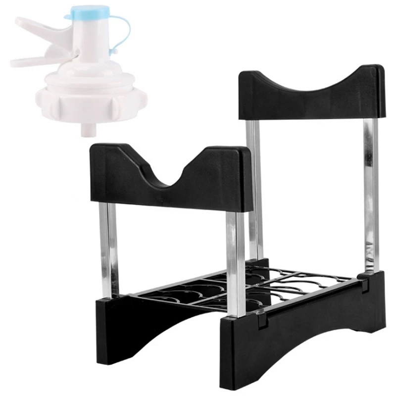 

Water Dispenser Stand-Include Water Jug Dispenser Valve Cap Anti-Slip Countertop Fast Flow Water Spout for Water Bottle