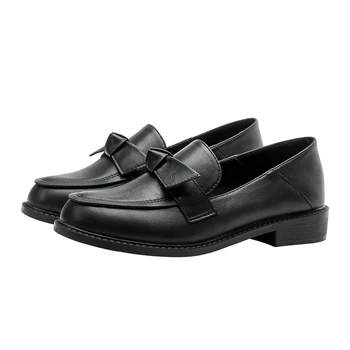 

Spring 2020 plus size flat shoes women's shoes Non-slip loafers Casual women shoes bow flat ladies shoes black 40 41 obuv