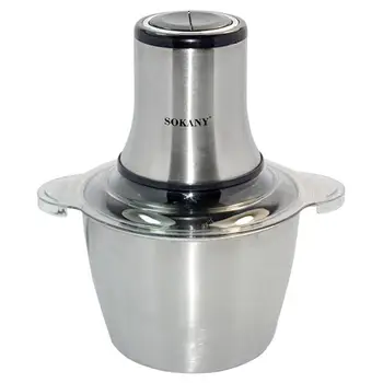 

SOKANY 3L Electric Meat Grinder Food Chopper Shredder Cutter Slicer Household Stainless Steel Food Processor Kitchen Tools
