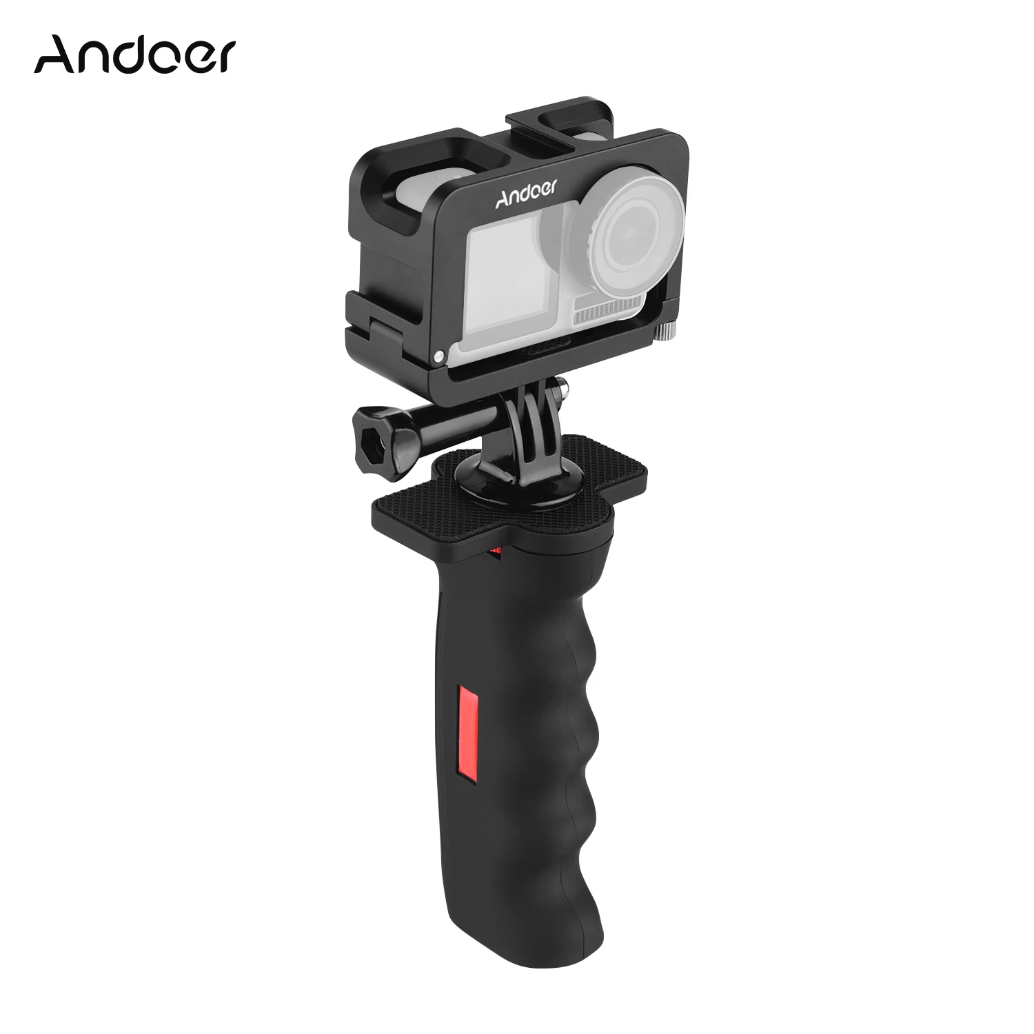 Andoer металлическая клетка для камеры, совместимая с OSMO ACTION Vlogging, чехол для съемки с винтовыми интерфейсами 1/4 дюйма