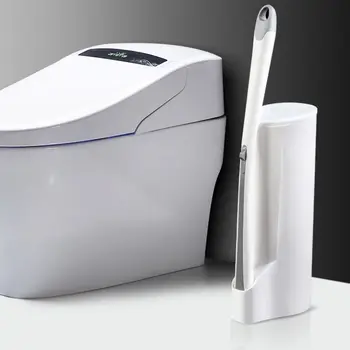 

NEW Disposable Brush Toilet with 16pcs brush head Brush Holder Cleaning System For Bathroom Kitchen Clean best toilets brushes