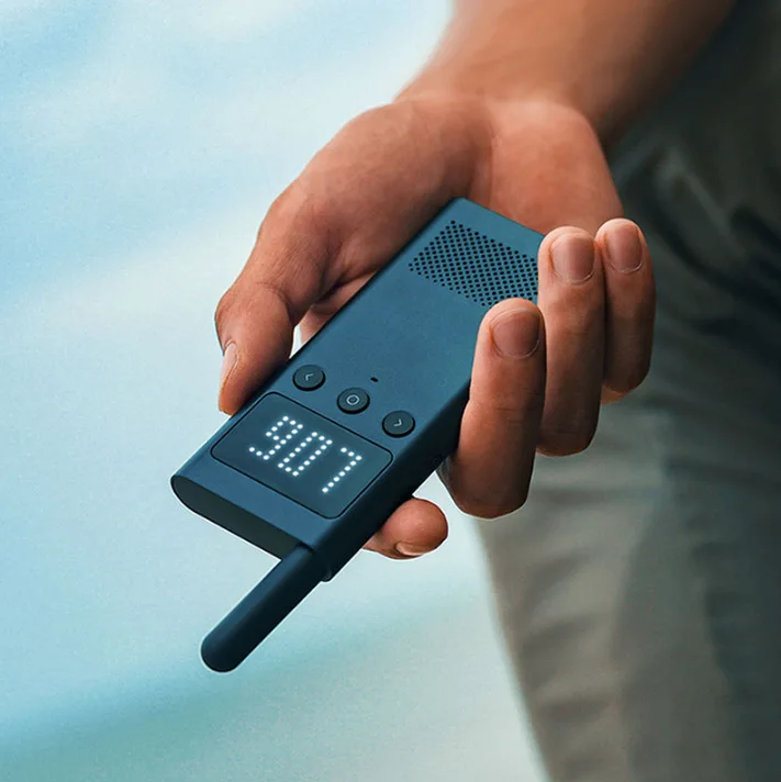  Original Xiaomi Mijia Smart Walkie smart Talkie With FM Radio Speaker Standby Smart Phone APP Locat