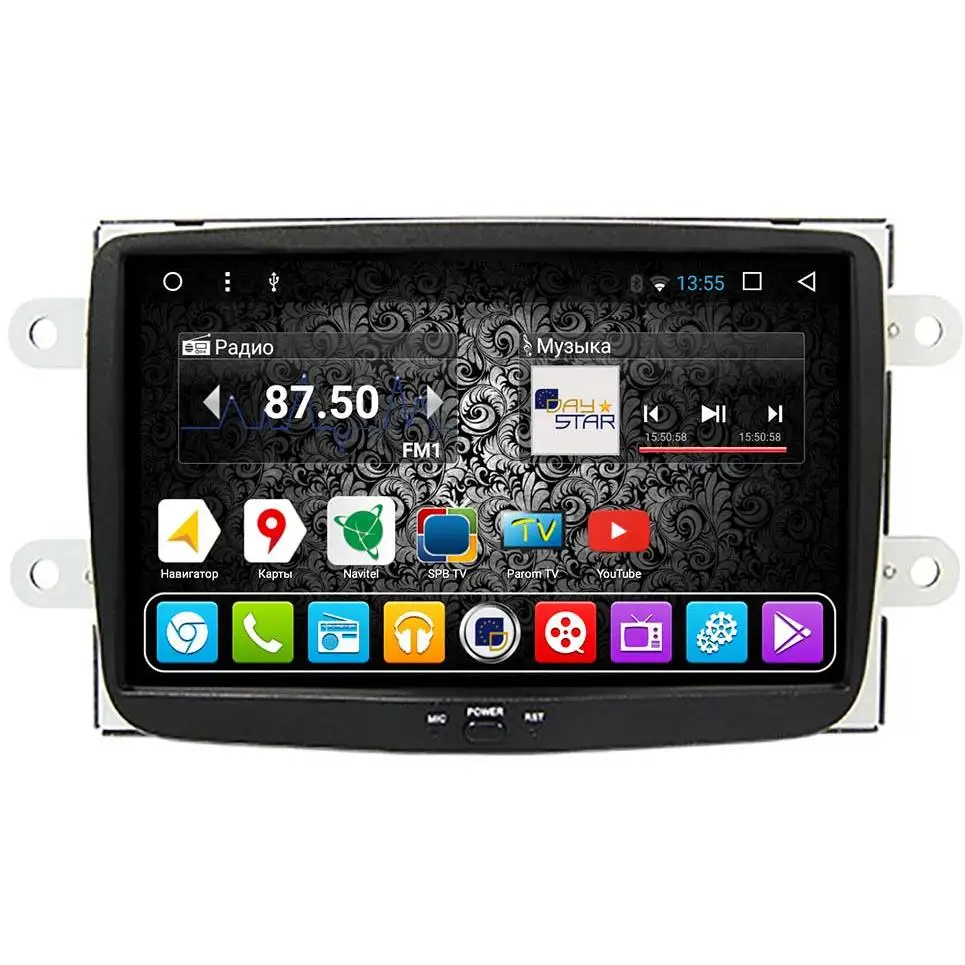 Штатная магнитола DayStar DS-7088HB Renault Duster/Kaptur Lada Xray ANDROID 8.1.0 (8 ядер 2Gb ОЗУ 32Gb памяти) |