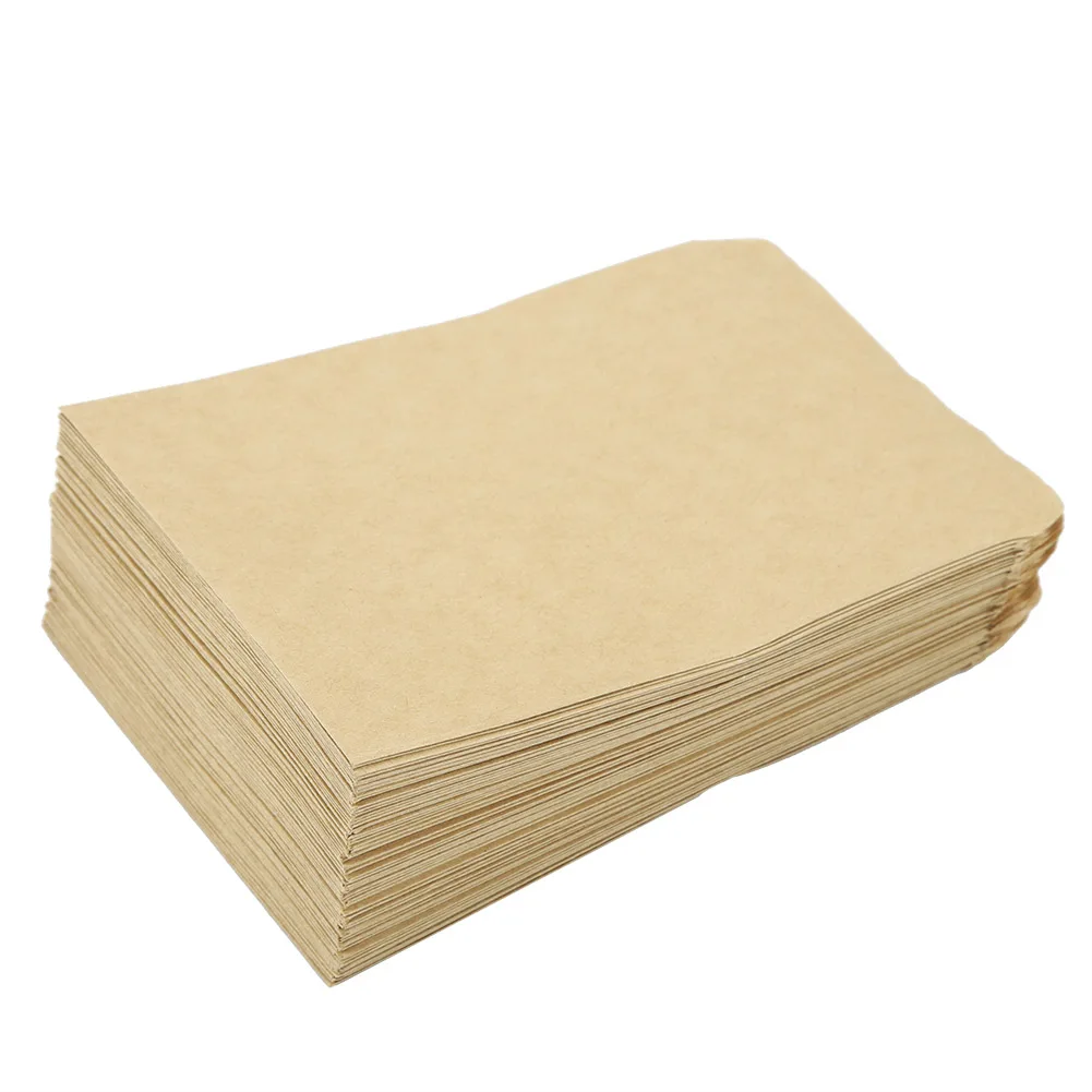 100 шт крафт-бумажные пакеты мозоли семена пшеницы риса упаковочные мешки для хранения конверт стиль крафт-бумаги семян мешок 6X11/9X13