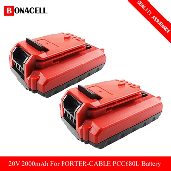 

2.0Ah 20V Max Li-ion PCC685L PCC680L Rechargeable Battery for Porter Cable PCC681L PCC682 PCC682L PCC685L PCC685L PPCC640 Z50
