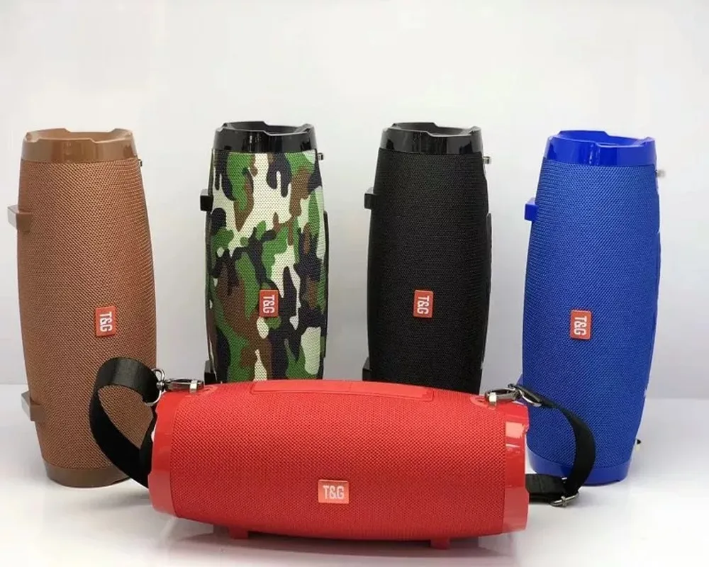 Altoparlante Bluetooth 20 Вт Altoparlante cilindrico Lettore musicale портативный Altoparlante центральный радио FM AUX TF Altoparlante