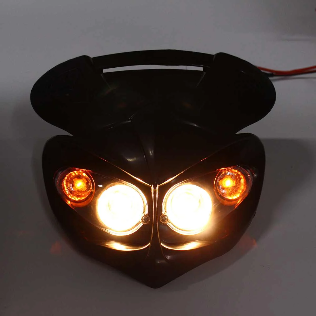 

Universal Motorcycle S2 Headlight For KTM EXC EXCF XCF XCW SX SXF SMR for Honda CQR XR 2 Headlamp Street Bike Motor bike Lamp