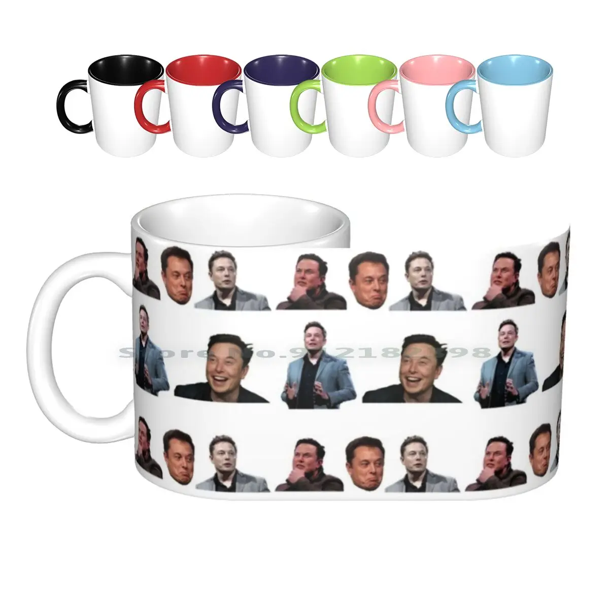 Elon Musk Set Tazze In Ceramica Tazze Da Caffè Tazza Da Tè Al Latte Elon Musk Elon Musk Tesla Space X Cybertruck Iliber Inventor Meme