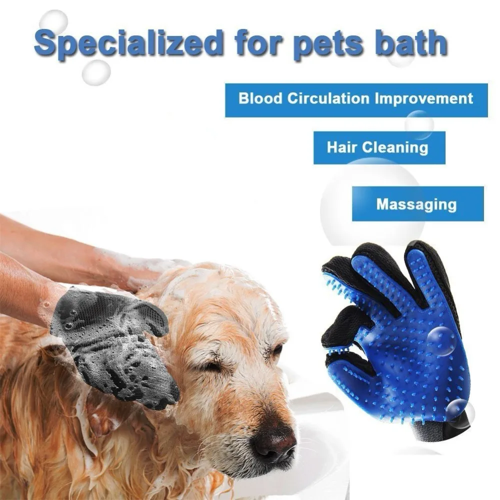 Deshedding Brush Cat Grooming Glove Touch Pet Dog Back Massage Gentle Efficient Fur Washing Bathing Comb Pet Cleaning Brush Deshedding Brush Cat Grooming Glove Touch Pet Dog Back Massage Gentle Efficient Fur Washing Bathing Comb Pet Cleaning Brush