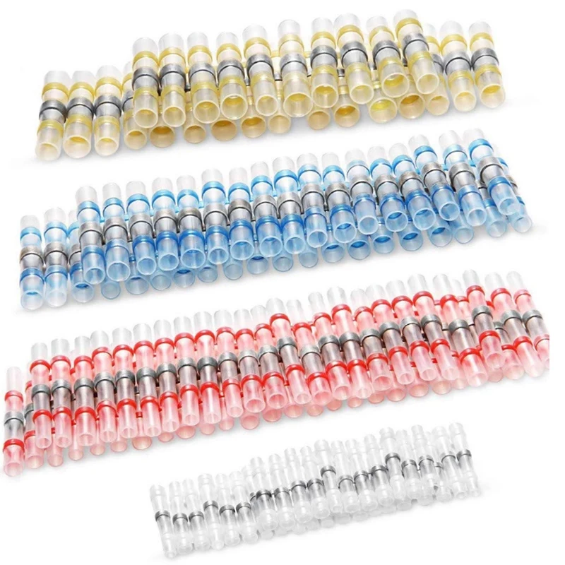 Горячая XD 300Pcs припоя уплотнения провода разъемы Plustool стыковые Термоусадочные