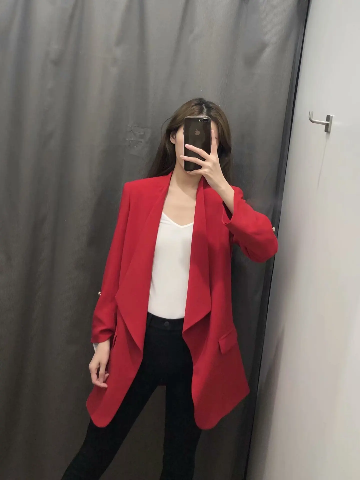 Осенняя одежда, новые продукты, Debutante Wind, элегантный крутой большой отворот, Складывающийся рукав, средней длины, женский маленький деловой костюм Wwt