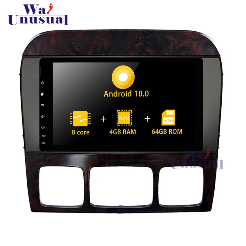 WANUSUAL Android 10.0 Car GPS Navigation Player For Benz S W220 1998 1999 2000 2001 2002 2003 2004 2005 Radio Media Center | Автомобили и