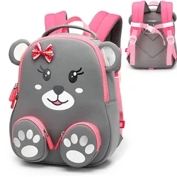 3D Lovely Bear School Bags for Girls Cute Animals Design Fashion Kids School Backpacks Children Schoolbag Mochila Infantil