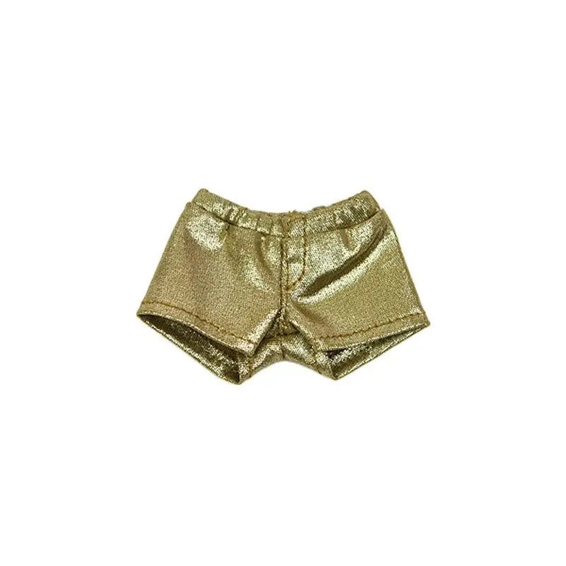 Golden Trousers Shorts for Barbie Blyth 1/6 MH CD FR SD Kurhn BJD Doll Clothes Accessories
