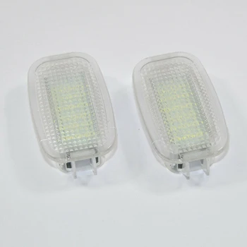 

2pcs Car Light LED Lamps Accessory Tool White For Mercedes W204 C-Class sedan Door Area