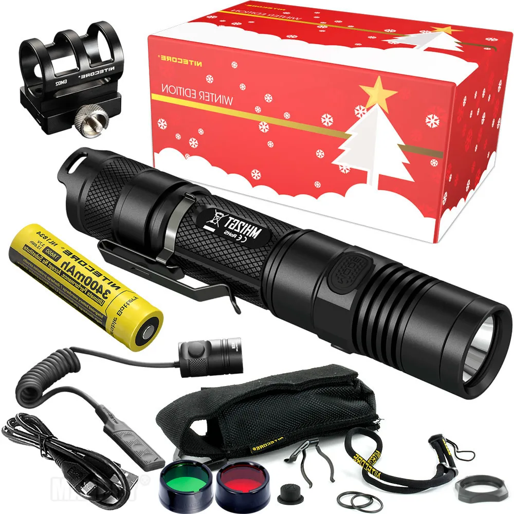 Охотничий праздничный подарочный набор NITECORE MH12GT 1000 люмен USB Перезаряжаемый