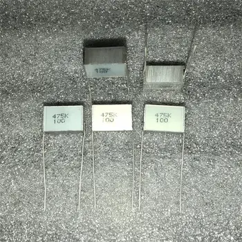 

Brand New 100v4.7uf 475k Fold Layer Thousand Layer Cake Audio Frequency Nothing Sense Of Power Volume Electrolytic capacitor