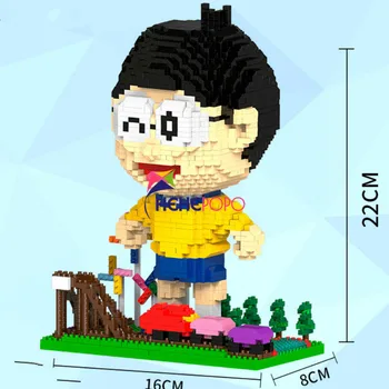

1009 Nobita Diamond Building Blocks Minamoto Mini Brick Block Toy Figures DIY Model for Assembled Toys