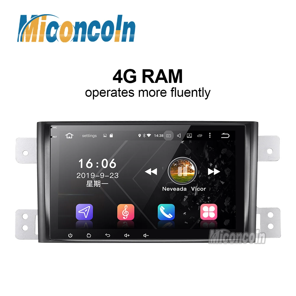 4G ram Android 9 0 Автомагнитола dvd для Suzuki Grand Vitara 2005-2012 мультимедиа головное устройство