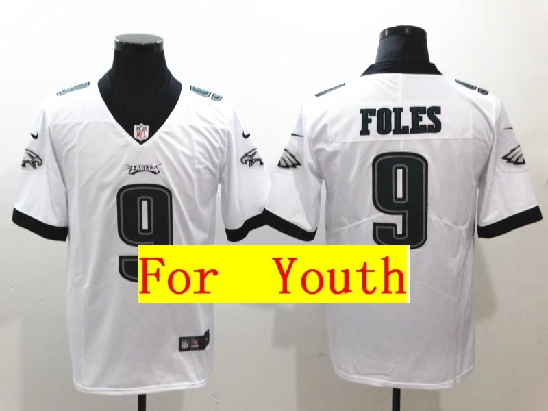 Армейский зеленый Youth Philadelphia Carson Wentz Brian Dawkins Nick Foles Fletcher Cox Vapor Untouchable Limited Jersey - Цвет: Армейский зеленый