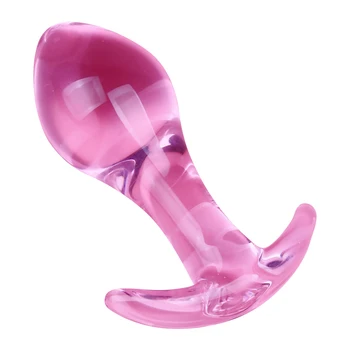 Vagina Jewelry Anal Plug Glass Dildo Ass Diamond Prostate Vibrator For Men Women Sex Toys Mini Vibrator Crystal Butt Plug 2