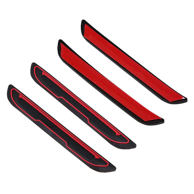 

Car Black Red Door Edge Anti-Scratch Anti-Collision Protector Guard Strip Trim