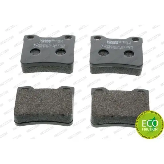 Колодки дисковые з.\ Peugeot 406/607 1.8-3.0/1.9TD 98 FERODO FDB
