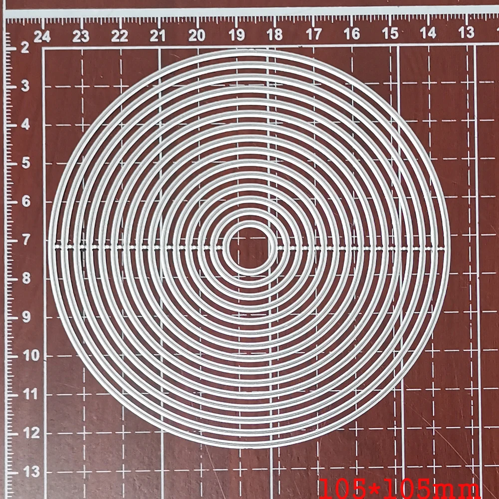 Mold-Stencils Die Decorative-Die-Template Cutting-Dies Scrapbook Craft Round-Frame Greeting-Card-Making